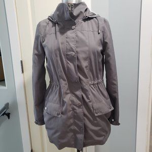 Grey Hooded Jacket